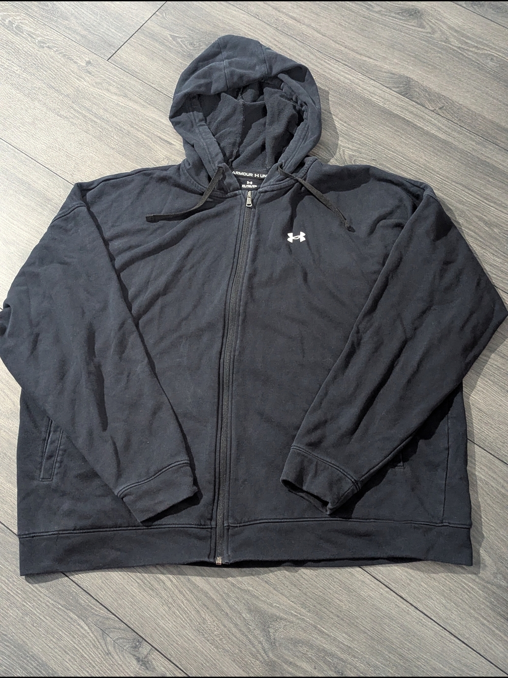 Under Armour Black Zip-Up Hoodie
